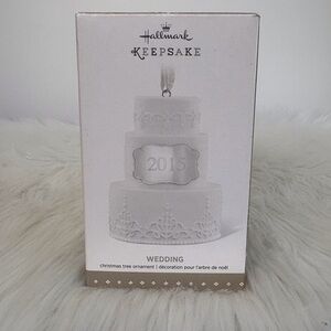 Hallmark Decorative Wedding Cake Ornament 2015